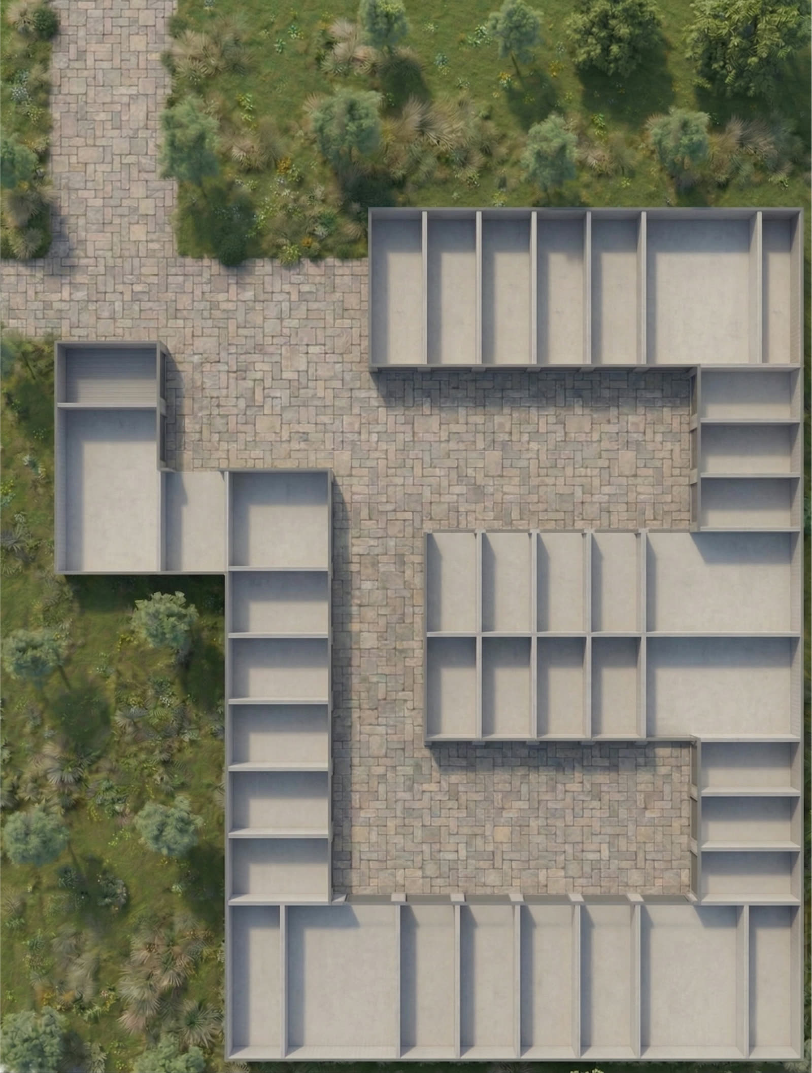 Lageplan Garagenpark Polch — Gesamtübersicht